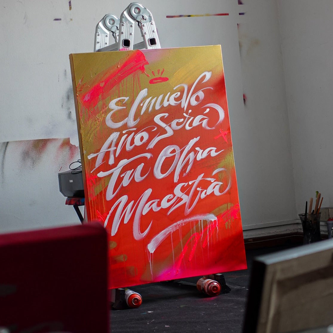 CANVAS - "EL NUEVO AÑO SERA TU OBRA MAESTRA" 2024